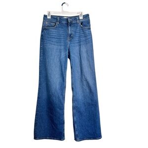 H&M Blue Cotton Straight Leg Jeans‎ size 8